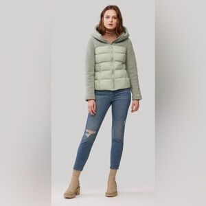SOIA & KYO LILIANE SUSTAINABLE SHERPA HYBRID JACKET
